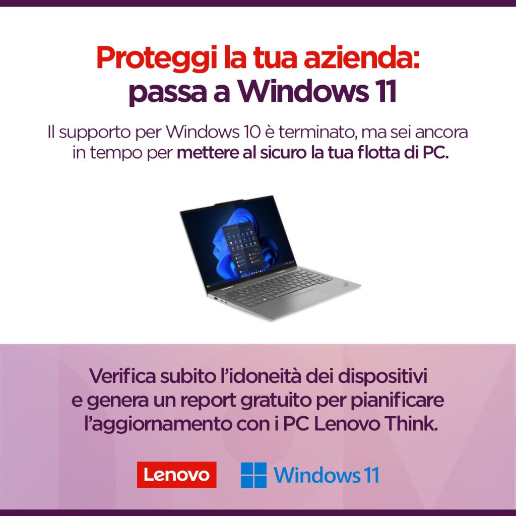 Proteggi la tua azienda - Lenovo